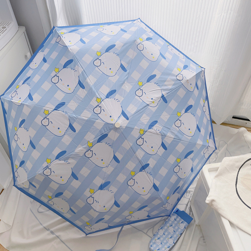 現物卸売りビニグマ日除け傘全自動高颜値かわいいins森系シンプル晴雨日傘|undefined