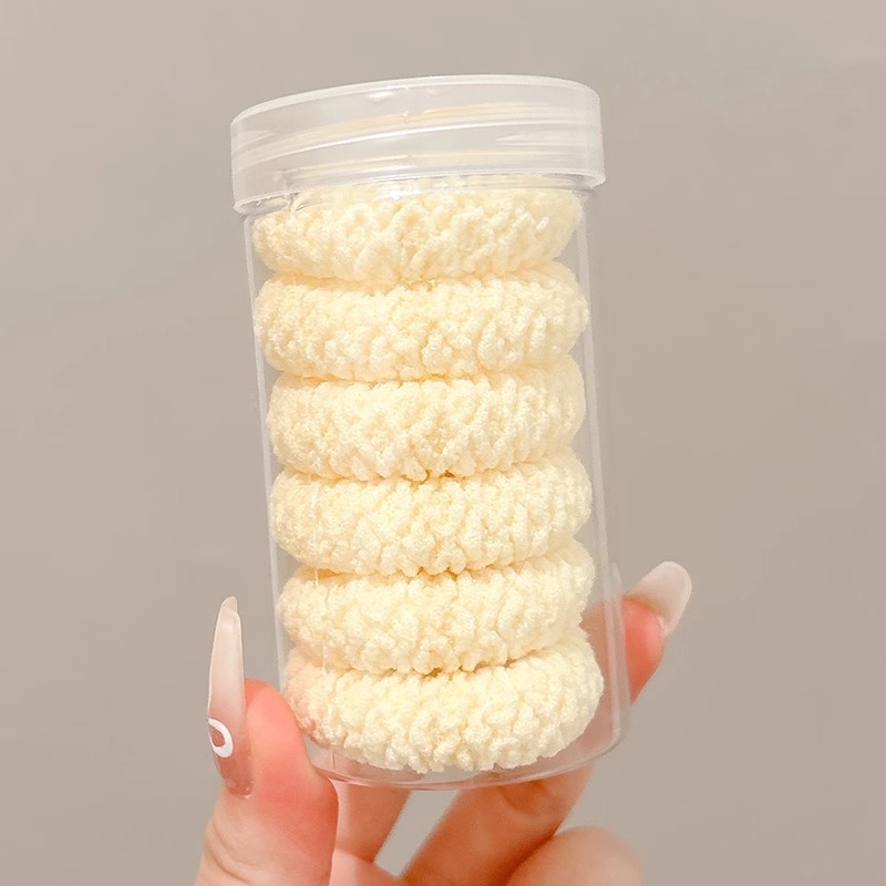 Alta elasticidad gruesa y gruesa cuerda de cabeza de anillo de cabello para mujeres 2025 nuevo otoño y invierno alta cuerda de cabello de cola de cabello atada banda elástica de cabello