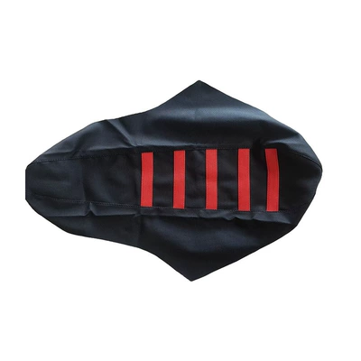 Suitable for q20 seat cover GUTS modification/seat cushion cover/seat cushion leather/ridstarq20 seat cover/seat cushion cover (Motorcycle Safety Supplies) - red-stripes
