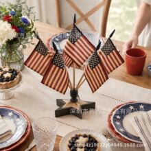 �羳Vintage Americana Tabletop Flag Set������ʽ����������װ