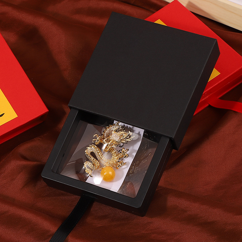 블랙 + 블랙 내부 상자; 9*9*2cm