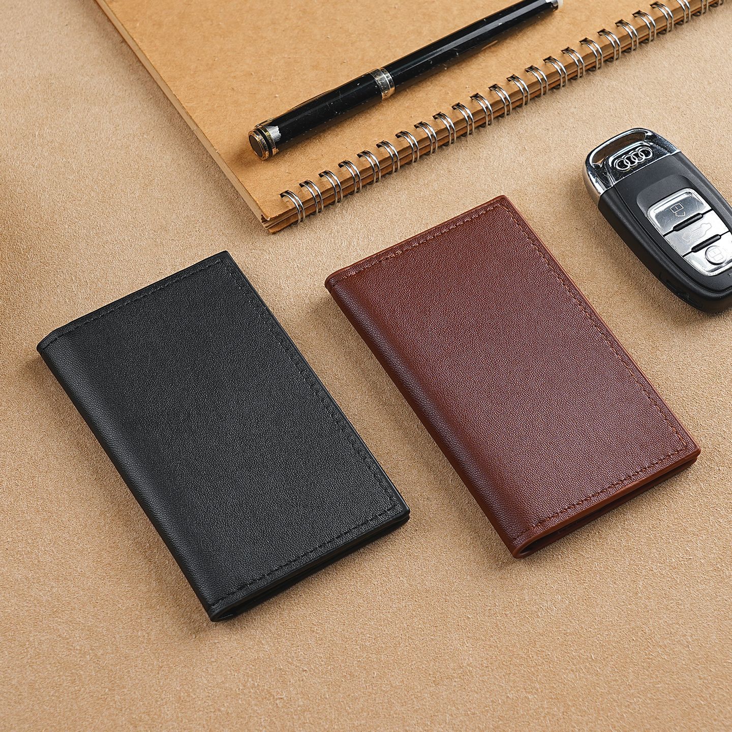 Bolsas de tarjetas de stock para hombres, tarjetas ultra delgadas, tarjetas de visita de alta calidad, bolsas de tarjetas simples, bolsas personales de tarjetas múltiples de gran capacidad.