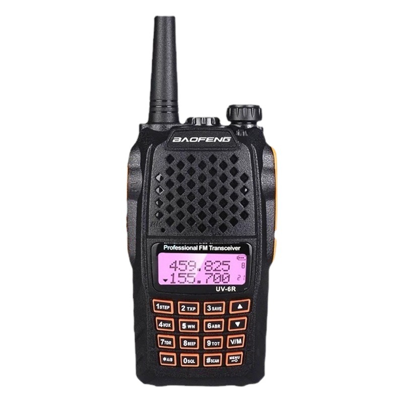Baofeng walkie-talkie UV-6R máquina de doble segmento 5W con pantalla de visualización 5-8km transfronterizo jamón familia caliente