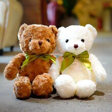 领结泰迪熊玩具公仔熊玩偶婚庆抛洒娃娃礼品儿童玩偶毛绒玩具批发