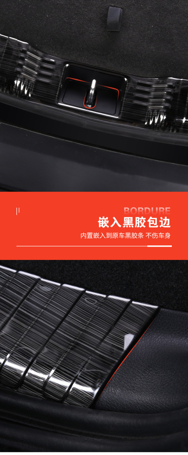 Suitable for Honda crv Door Sill Strip Stainless Steel Welcome Pedal Protection Sticker Modified Decorative Trunk Guard Anti-scratch Protection