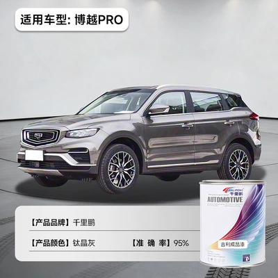 Avtomobil boyası Metallic Paint, Anti-Rust Scratch Repair Paint - bo-yue-pro-titanium-gray-1lcan-liquid-paint