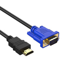 厂家直销HDMI转VGA高洁转换线HDMITOVGA播放器DVD接电视连按线