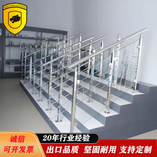304 brushed stainless steel column manufacturers 316 stainless steel stair handrail shopping mall balcony railing project