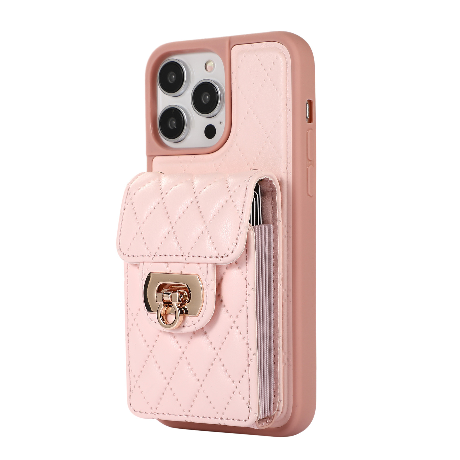 Elegant Solid Color Pu Leather   Phone Cases display picture 3