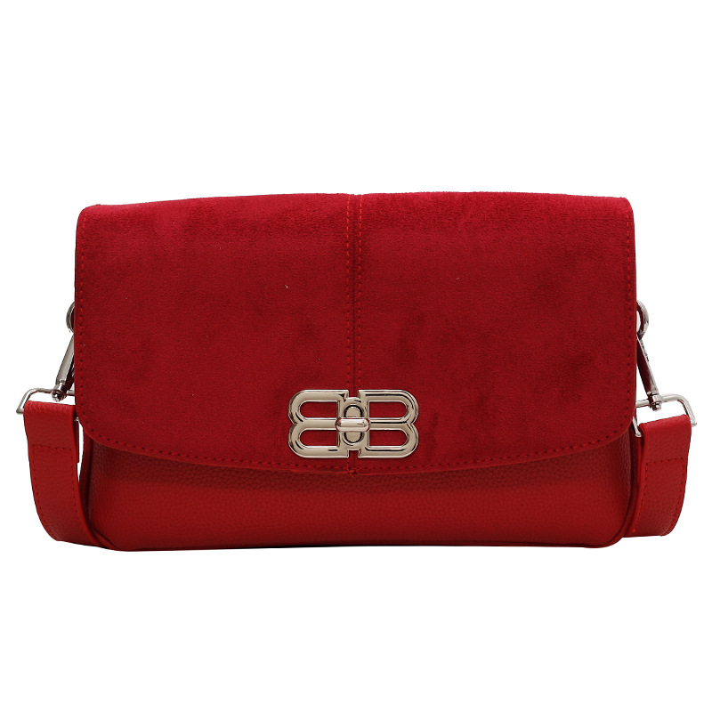 Retro Martha bolsa de gamuza 2023 nuevo viajero versátil amplia correa de hombro bolsa de mensajero para las mujeres