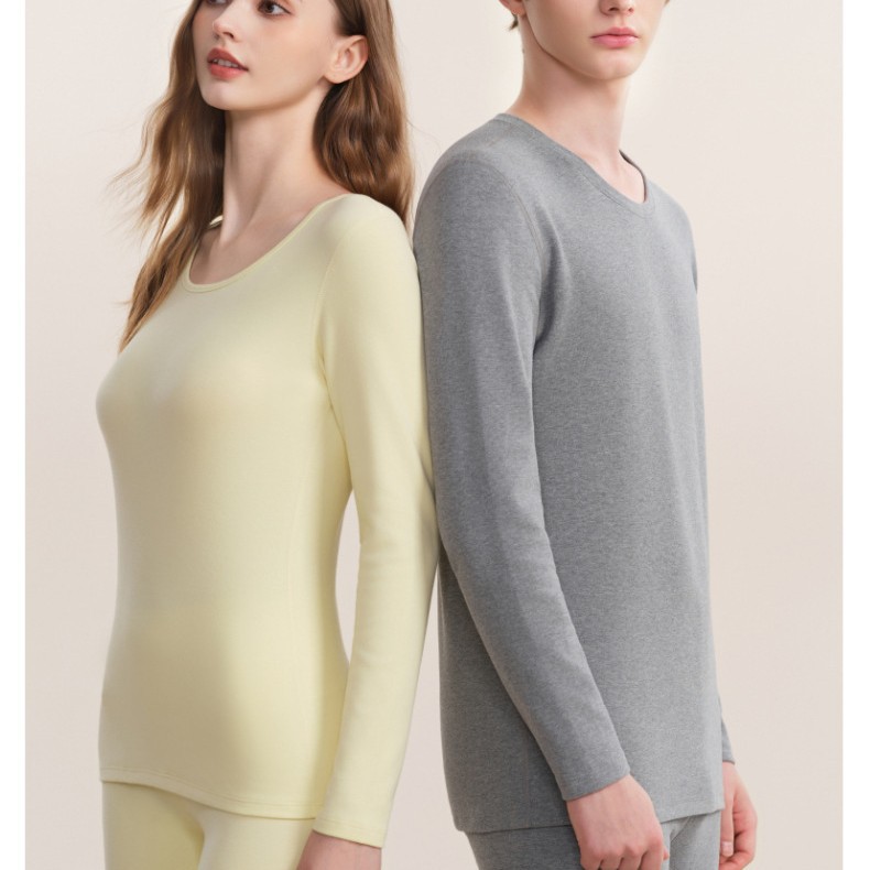 Newly Upgraded Class a Spring & Fall Pure Cotton Autumn Clothes and Long Pants Women's Thermal Suits Student Round Neck Thermal Intimates Men's Wholesale