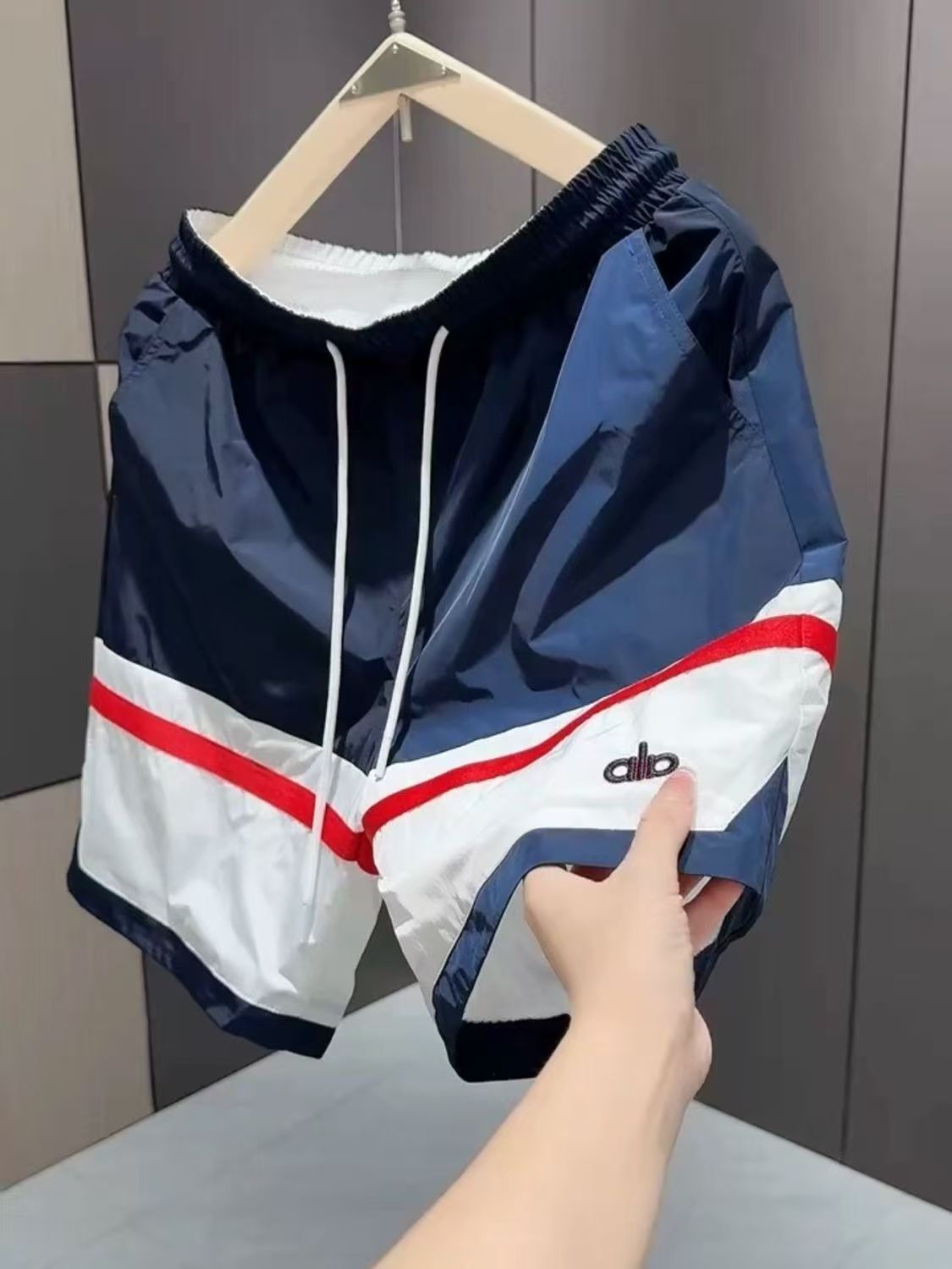 欧货男士休闲短裤夏季薄款外穿裤子男宽松商务帅气青年速干五分裤