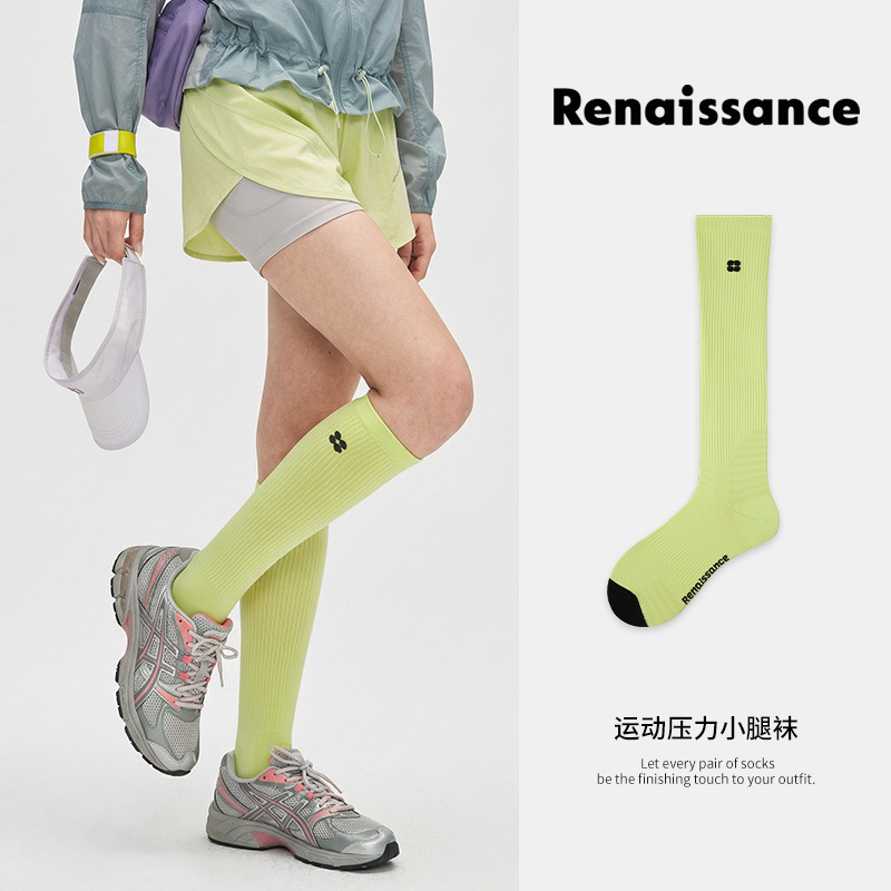 Renaissance Thin Compression Yoga Sports Pressure Socks for Running, Jump Rope, Fitness, and Calf Muscle Support Long Socks Renaissance Thin Compression Yoga Sports Pressure Socks for Running, Jump Rope, Fitness, and Calf Muscle Support Long Socks