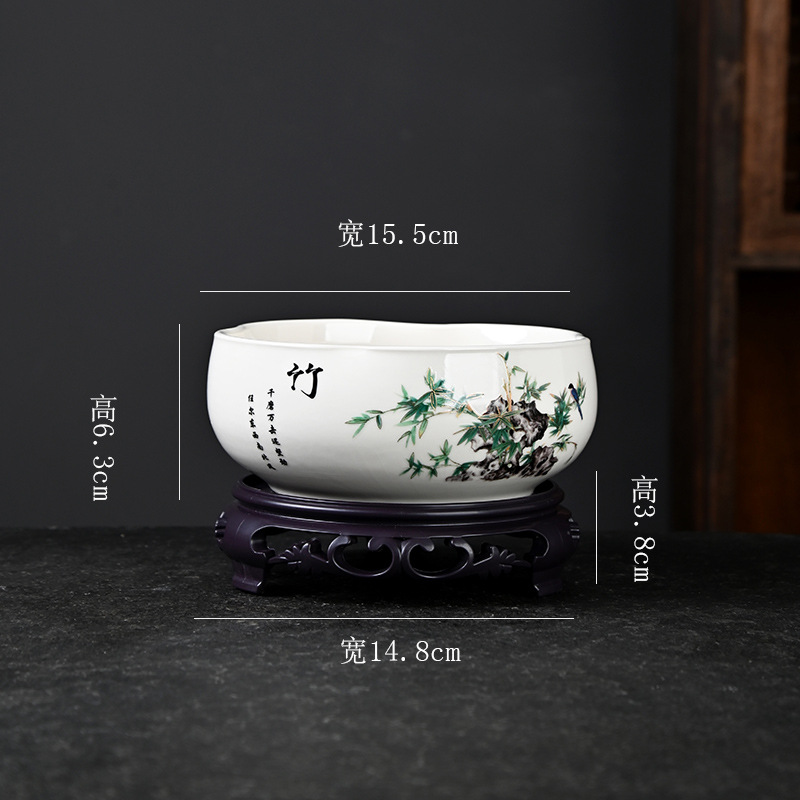 Cuenco de nenúfares, flores de cobre, macetas especiales con paletas, utensilios hidropónicos de cerámica, macetas grandes para el hogar, liquidación al por mayor