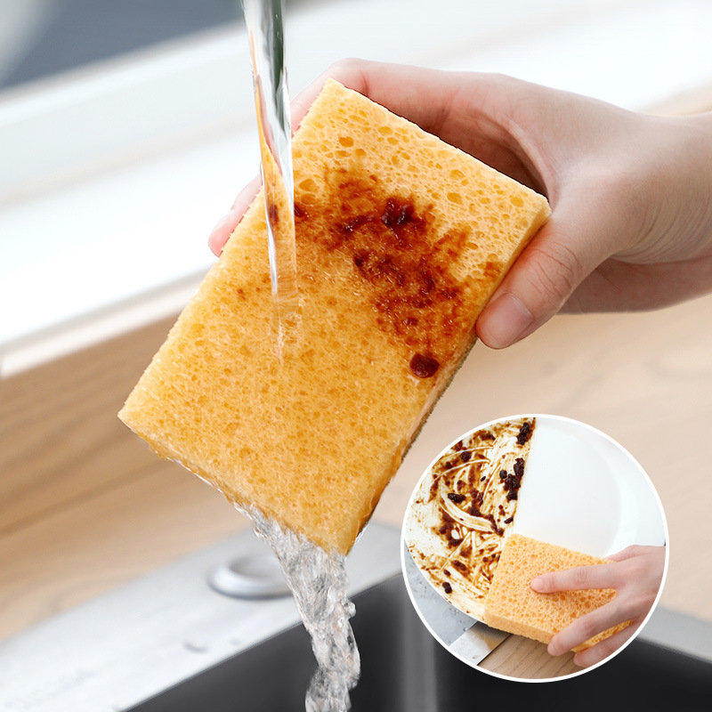 家庭用の食器洗いスポンジは天然の剣麻の木質綿を拭いて清潔にします。|undefined