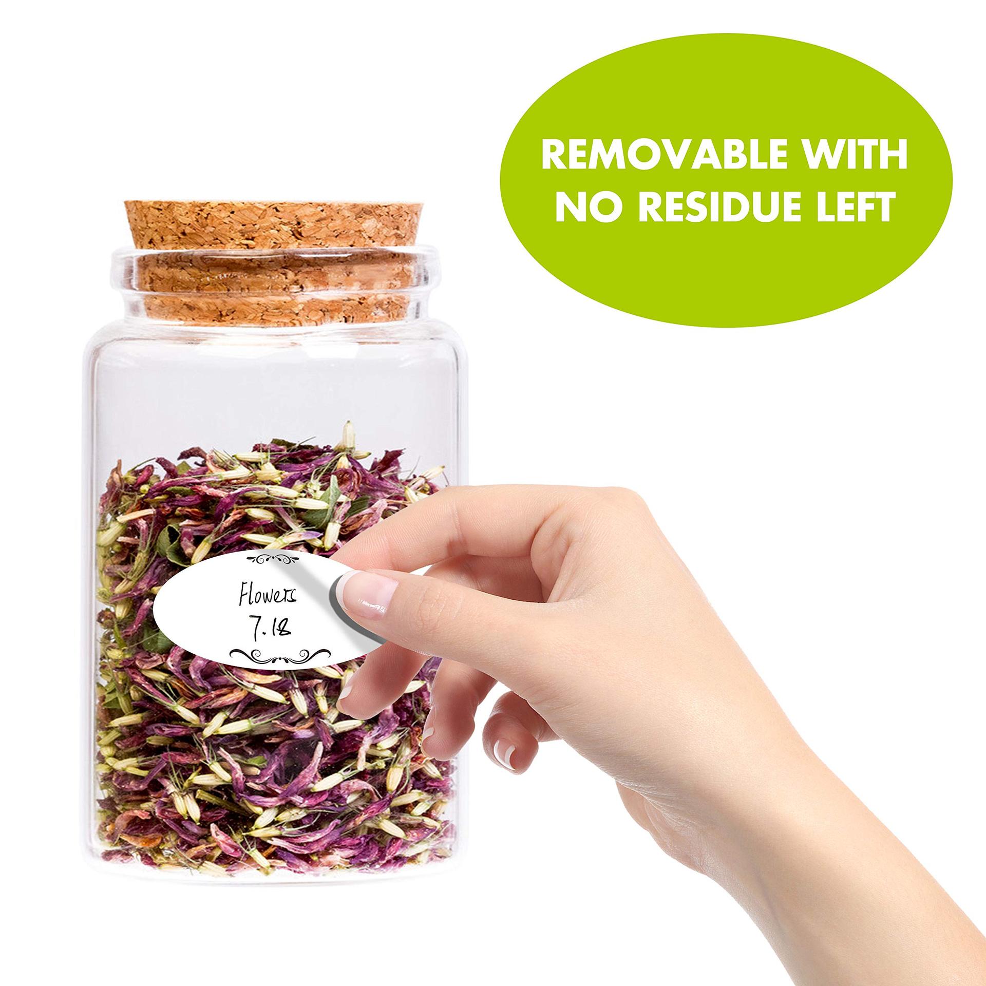 Removable Freezer Food Cabinet Labels, Waterproof and Tearproof, Removable, No Residue, Food Preservation Stickers 4
