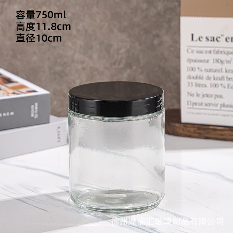 卸売および小売透明な花茶ボトル 300 ミリリットルガラスマスクボトル 500 ミリリットルストレートガラス瓶 30 ミリリットルクリームボトル|undefined