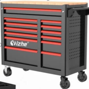 Vehículo de herramientas del fabricante de origen, gabinete móvil de servicio pesado, cajón grueso portátil, carro de herramientas con poleas