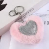 Pink silver heart 10cm