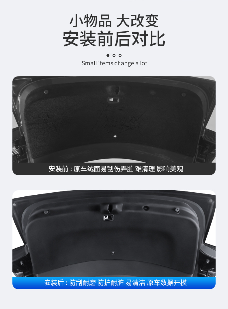 Suitable for 26 Models of the Updated Y Tesla Tailgate Guard, Wholesale of the Updated Version of Model Y Trunk Door Full-Cover Guard