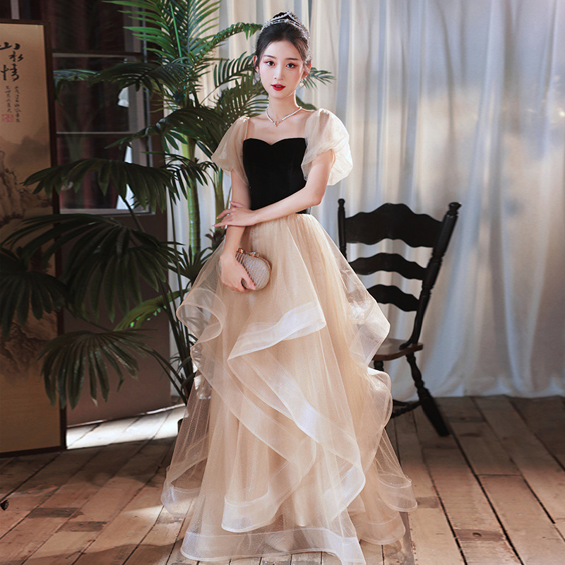 Fashionable evening dress