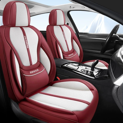 Seat Cushion Nappa Leather All-Season, Universal seat cover
