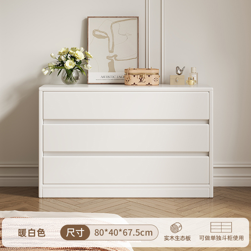 Tocador Dormitorio Simple y moderno Estilo Crema Escritorio de computadora Cuchilla Estuche de tocador Mesa de maquillaje de esquina al final de la cama de una pieza