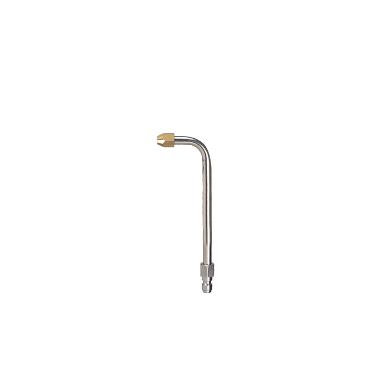 Fábrica al por mayor lavadora de automóviles de alta presión pistola de agua varilla curva extendida boquilla en forma de abanico 25/90 grados en forma de U limpieza accesorios de ángulo muerto image 10