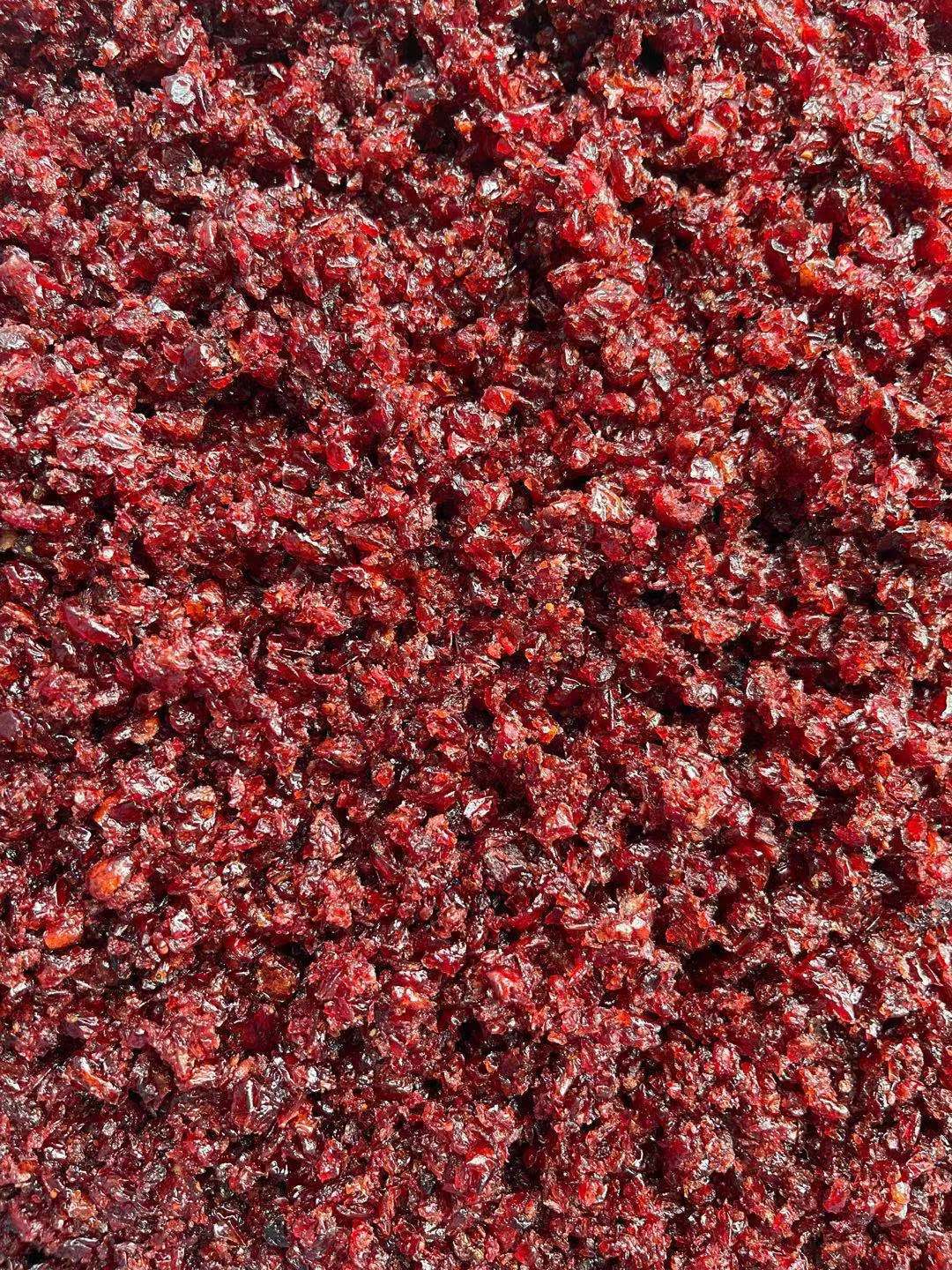 Dried cranberries, baking ingredients, snowflake cakes, cold drinks, pastries, moon cake ingredients and fillings 1/16 crushed cranberries