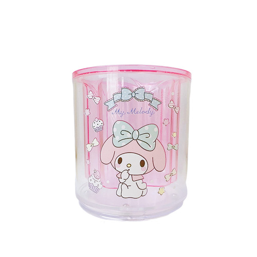 Office cute Japanese rotating pen holder Kuromepacha dog children and students cute stationery desk cartoon pen holder