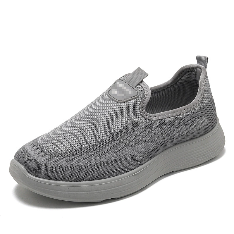 Повседневная обувь, сетчатая удобная нескользящая обувь на платформе, мягкая подошва