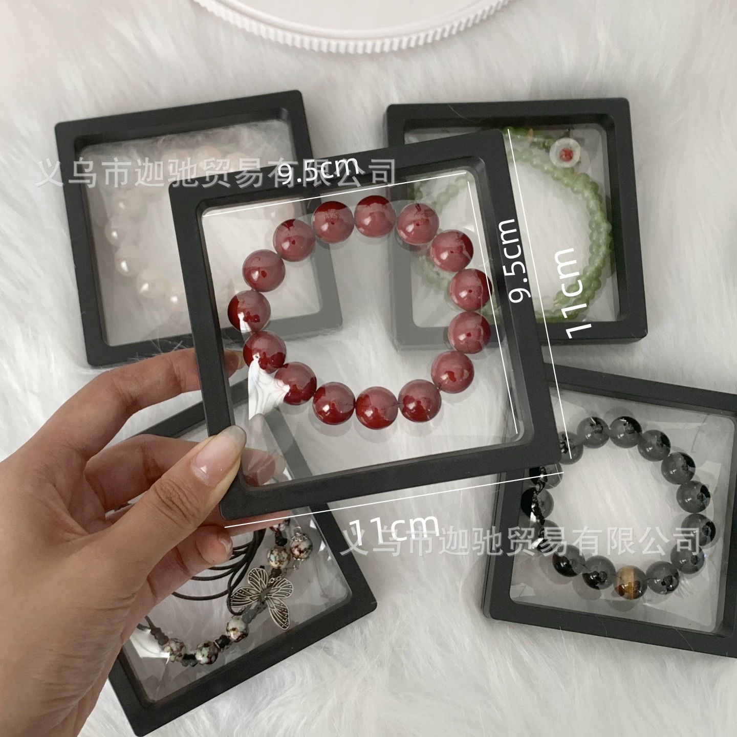 Transparent storage system walnut, bracelet, jewelry, stand, accessory, pack, storage box