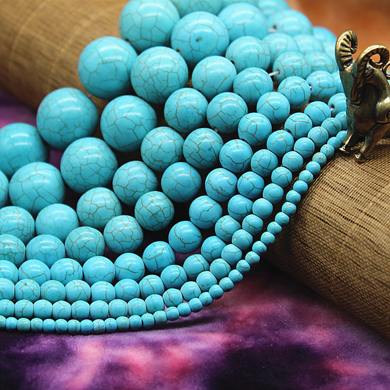 turquoise round beads