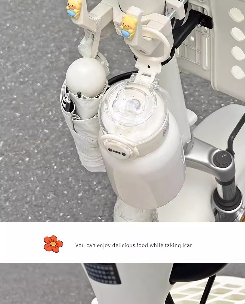 Universal Front-Mounted Electric Vehicle Hook for Hanging Objects, Suitable for Electric Bikes and Scooters, with Strong Load-Bearing Capacity