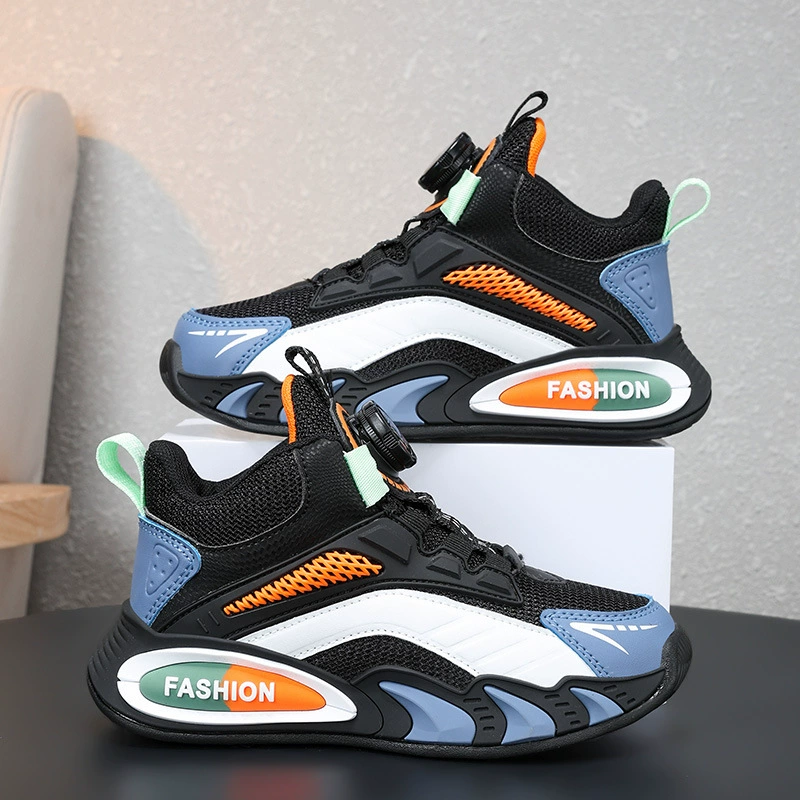 Детские кроссовки с сеткой для мальчиков