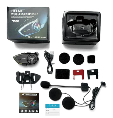 Motorcycle Helmet Headset — Helmet Bluetooth Headset - y80-standard-version