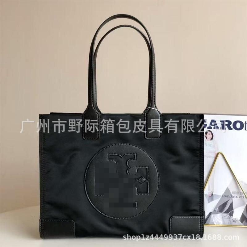 T Brand Bag 2025 New Nylon Tote Bag Large Capacity Simple Lightweight Shopping Bag Single Shoulder Handbag for Women