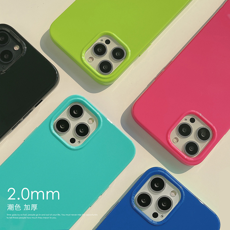 蛍光ゼリー15promaxアップル携帯ケース16シリコンiphone13適用14厚さXR個性12ソフト|undefined