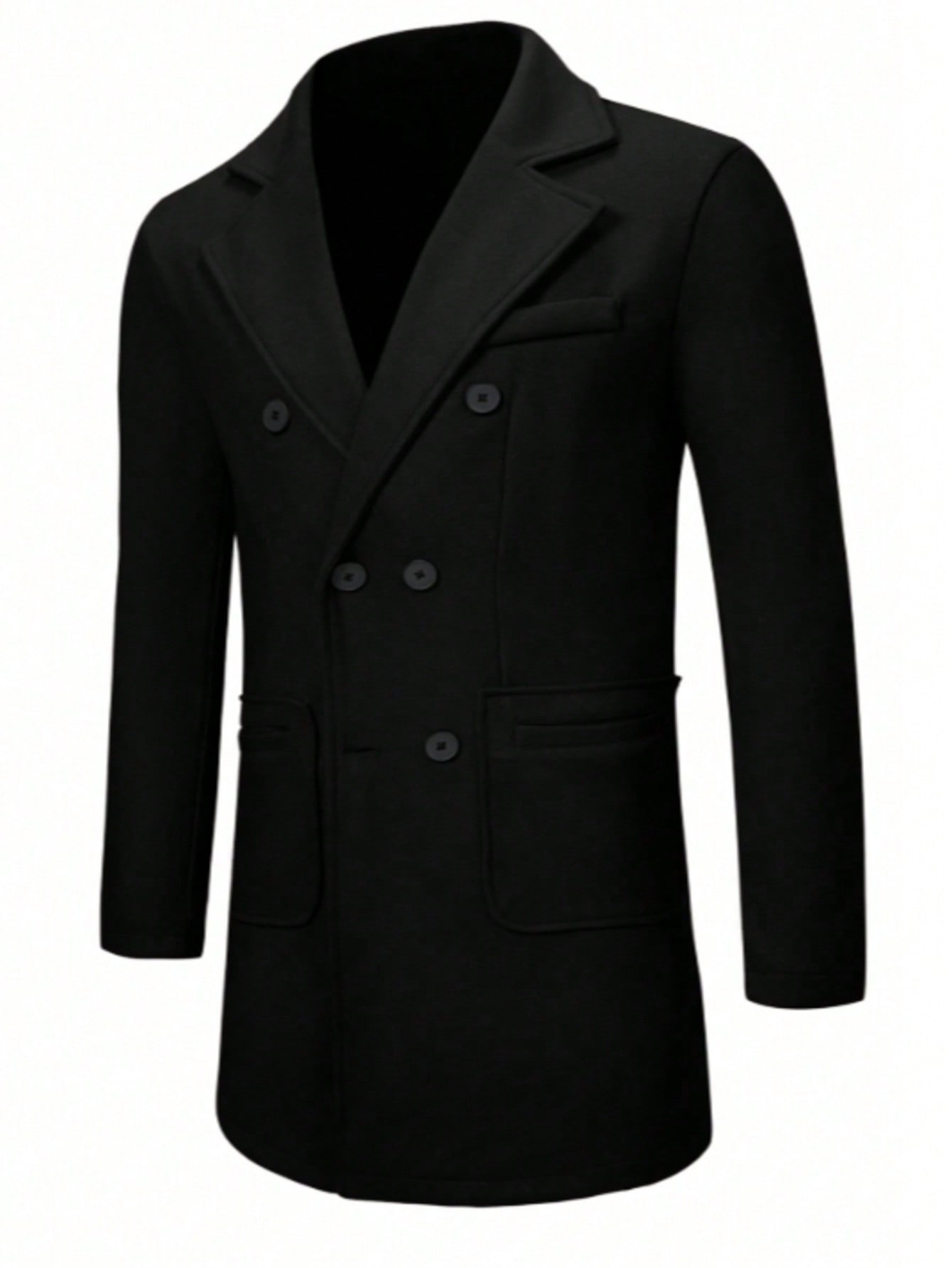 Wollen herenjas trenchcoat voor herfst en winter_voghion.com