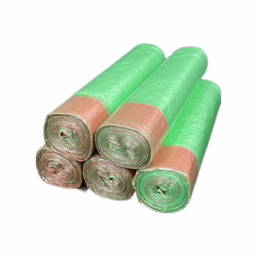 Automatic Sealing Trash Bag with Drawstring, Hands-Free Kitchen Trash Bag, Durable Plastic for Office Use