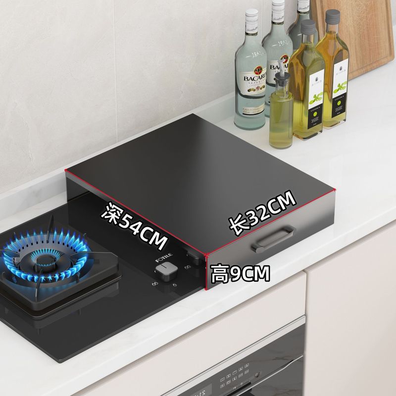 台所の物置棚ガスコンロのカバー家庭用電磁ストーブのスタンドのブラケットは鍋のガスコンロのベースを置きます。|undefined