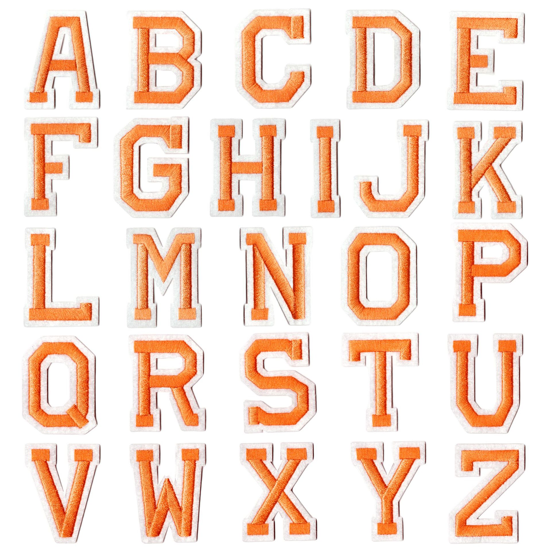 Venta caliente transfronteriza bordado combinación de letras en inglés de color parche parche bordado en inglés pegatinas decorativas en inglés ropa pegatinas de tela de bricolaje