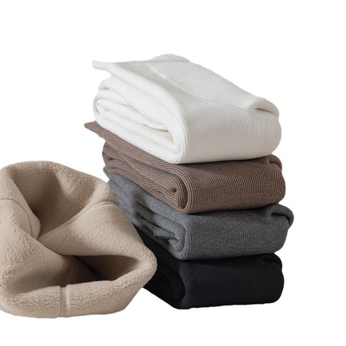 Girls' leggings, thickened with velvet, autumn and winter outer wear, integrated velvet thermal pants, winter pantyhose for middle-aged and older children