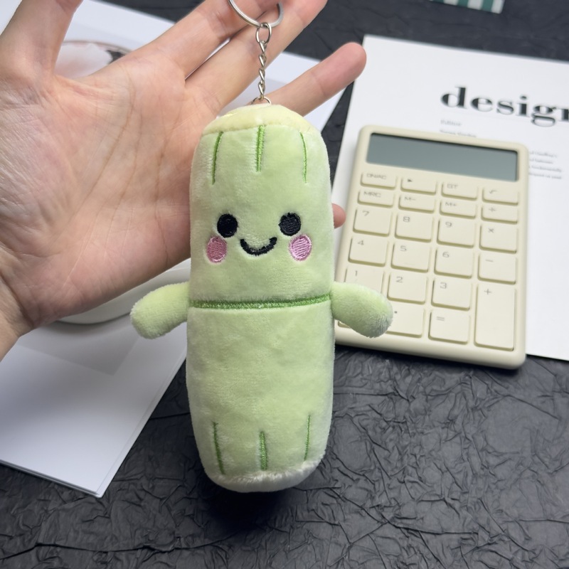 新しいクリエイティブ果物と野菜ぬいぐるみ人形 JC シリーズタケノコ人形人形竹キーホルダーペンダント|undefined