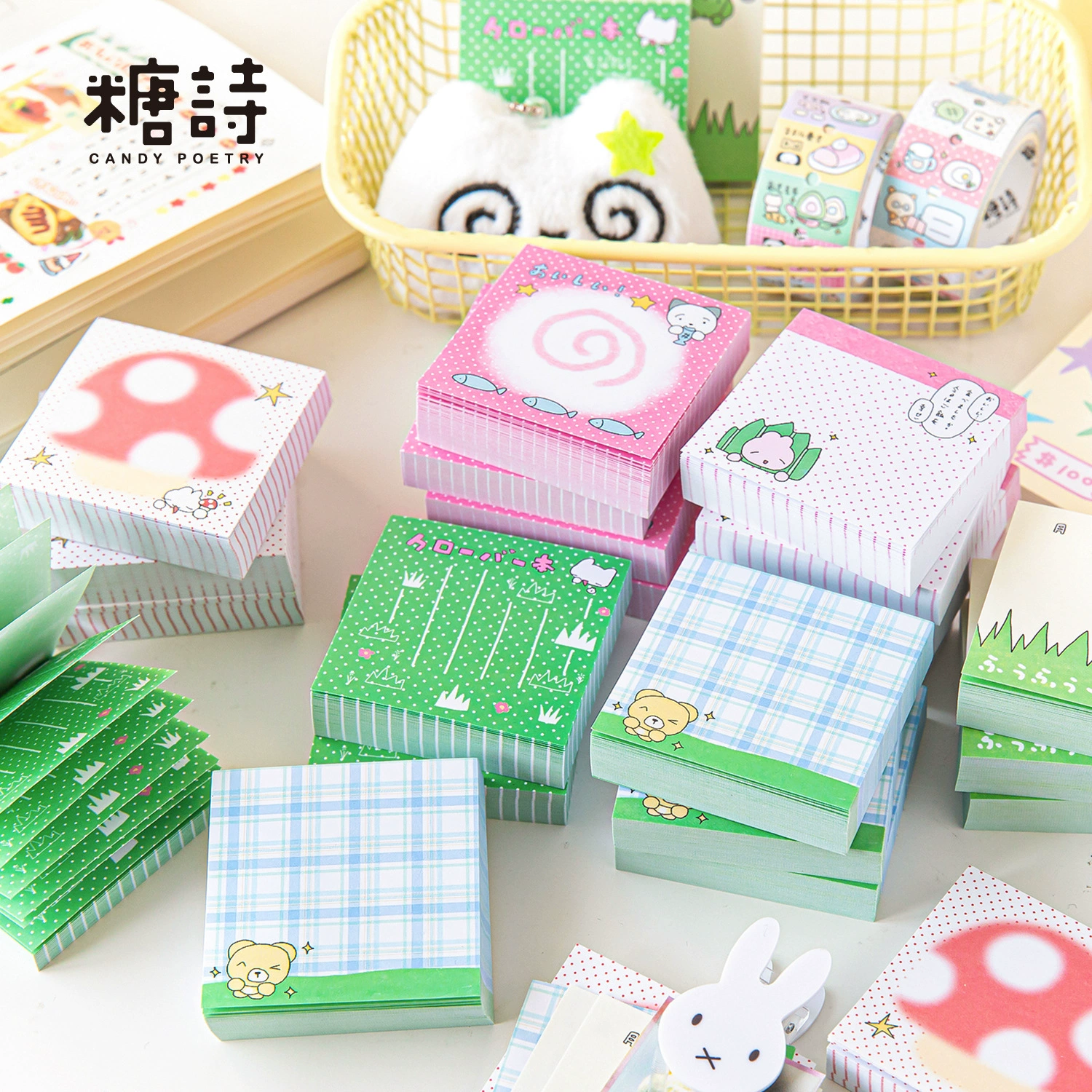 Мини-блокнот Jilu Tangshi, серия «Древний молочный кирпич», милый блокнот в винтажном стиле для записей и сообщений