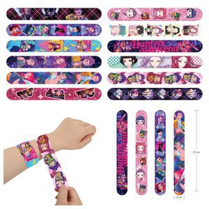 Inventario de caza de demonios rosa grupo de mujeres cubiertos set de cumpleaños tazas de papel bandejas de papel toallas de mesa artículos decorativos