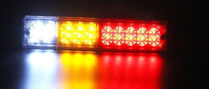 20LED RV trailer tail light assembly 24v atv yacht trailer accessories 12v bright waterproof tail light car light