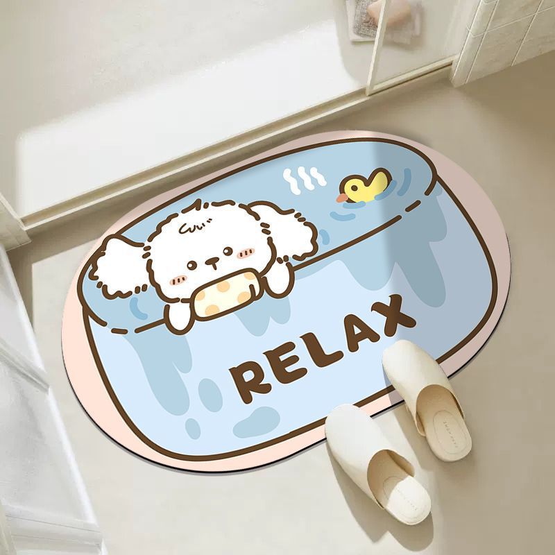 욕조 흰 개-파우더 [타원형]]