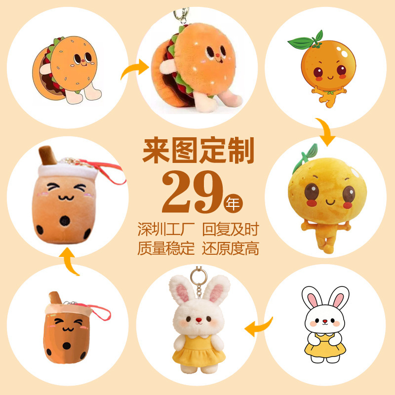 Factory Custom-Made Plush Toys, Mascot Dolls, Ip Character Custom-Made Pendants, Keychains, and Custom-Made Cloth Dolls