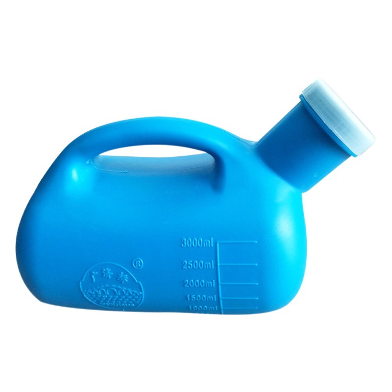 Men's Urinal 3000ml Large Capacity with Lid, Thickened Night Urinal for the Elderly, Portable Car Urinal, Leak-Proof Wholesale